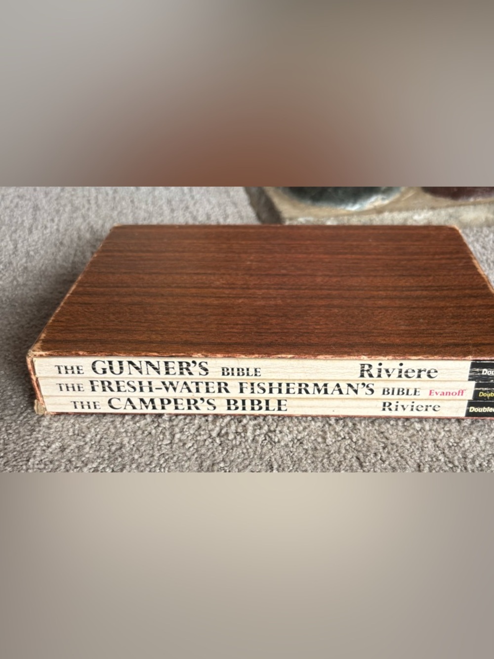 🌲 Vintage Doubleday 1960s Outdoor Bible 3-Book Box Set - Collector’s Edition